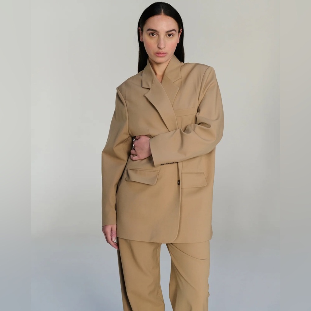 Almina Concept Oversized Double Button Blazer - Picture 11 of 16